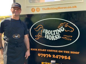 Bolting Horse coffee on the hoof