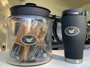 Bolting Horse coffee and flapjack